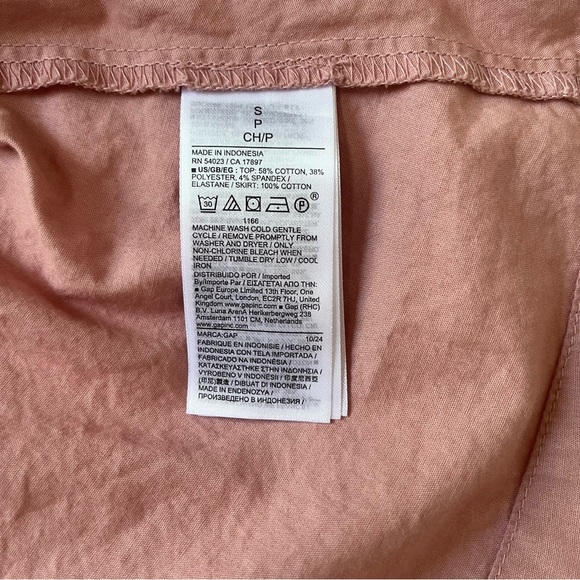 GAP Fit & Flare MIDI Dress Dusty Rose Size S - Picture 8 of 9